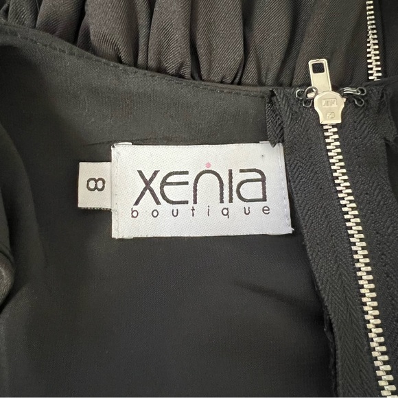 Xenia Boutique My Night 2.0 Black Cutout Skater Mini Dress size 4 - Picture 9 of 11